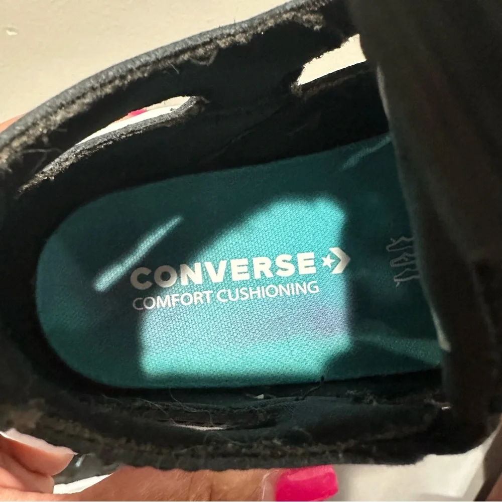 Converse Junior Chuck Taylor All Star Ultra Sandal Slip Black White Size…